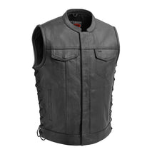 Load image into Gallery viewer, Sniper Men's Motorcycle Leather Vest