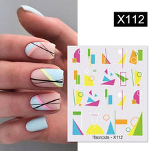 Load image into Gallery viewer, Snowflakes Nail Water Decals Christmas White Snow Transfer Sticker Decoration Slider Flower Leaf Manicuring Art Paper Tips Snowflake Bronzing Christmas Slider Nail Art 3D Decals Decoration Decals Snowflakes Elk Bear Christmas Xmas Stickers