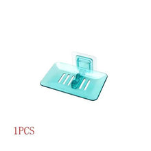 Load image into Gallery viewer, Soap Dish Suction Cup Soap Dish Soap Dish for Bathroom Case Soap Box Dish Storage Plate Drain Soap Box Soap Holder Transparent Soap Dish Drainer Tray - Suction Cup Soap Dish Holder Wall Mounted for Bathroom Shower