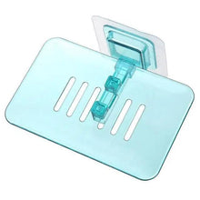 Load image into Gallery viewer, Soap Rack No Drilling Wall Mounted Double Layer Soap Holder Soap Sponge Dish Bathroom Accessories Soap Dishes Self Adhesive Shower Soap Saver Holder Stand Bathroom Bar Soap Case Adhesive Kitchen Sink Sponge Holder Drainer Wall Soap Dish Container