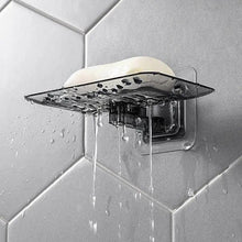 Load image into Gallery viewer, Soap Rack No Drilling Wall Mounted Double Layer Soap Holder Soap Sponge Dish Bathroom Accessories Soap Dishes Self Adhesive Shower Soap Saver Holder Stand Bathroom Bar Soap Case Adhesive Kitchen Sink Sponge Holder Drainer Wall Soap Dish Container