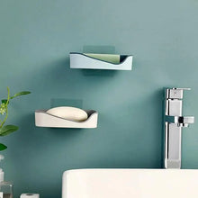 Load image into Gallery viewer, Soap Rack No Drilling Wall Mounted Double Layer Soap Holder Soap Sponge Dish Bathroom Accessories Soap Dishes Self Adhesive Soap Dish Bar Soap Holder Soap Dishes Tray Saver Case Box for Shower Bathroom Kitchen Dish Drainer Drying Rack