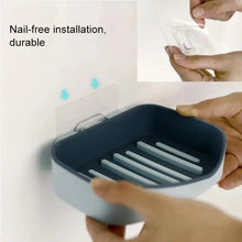 Load image into Gallery viewer, Soap Rack No Drilling Wall Mounted Double Layer Soap Holder Soap Sponge Dish Bathroom Accessories Soap Dishes Self Adhesive Soap Dish Bar Soap Holder Soap Dishes Tray Saver Case Box for Shower Bathroom Kitchen Dish Drainer Drying Rack