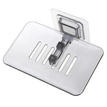 Load image into Gallery viewer, Soap Rack No Drilling Wall Mounted Double Layer Soap Holder Soap Sponge Dish Bathroom Accessories Soap Dishes Self Adhesive Shower Soap Saver Holder Stand Bathroom Bar Soap Case Adhesive Kitchen Sink Sponge Holder Drainer Wall Soap Dish Container