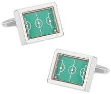 Load image into Gallery viewer, Soccer Game Cufflinks