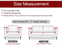 Load image into Gallery viewer, Sofa Cover Geometric Couch Cover Elastic Sofa Cover for Living Room Pets Corner L Shaped Chaise Longue Sofa Slipcover Shaped Sofa Slipcovers with Elastic Bottom, Jacquard Chaise Lounge Set for Living Room