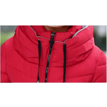 Load image into Gallery viewer, Soft And Comfortable Winter Jacket For Women Short Women's Thicken Outerwear In solid hooded Coats Zipper For Female Slim Cotton padded basic tops