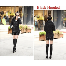 Load image into Gallery viewer, Soft And Comfortable Winter Jacket For Women Short Women's Thicken Outerwear In solid hooded Coats Zipper For Female Slim Cotton padded basic tops