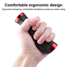 Load image into Gallery viewer, Soft Bicycle Grip Shock Absorption Road Bike Handlebar Cover Aluminium Alloy Lock Rubber Anti-slip Cycling Handle Grips Bike Handle Non Slip Soft Rubber Grips Mountain Bicycle Lock On Handle Bar