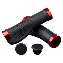 Load image into Gallery viewer, Soft Bicycle Grip Shock Absorption Road Bike Handlebar Cover Aluminium Alloy Lock Rubber Anti-slip Cycling Handle Grips Bike Handle Non Slip Soft Rubber Grips Mountain Bicycle Lock On Handle Bar