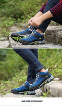 Load image into Gallery viewer, Soft Black Mens Boots Winter Fur Warm Snow Men Walking Boots Work Shoes Footwear Fashion Rubber Ankle Shoes Warm Fur Lined Ankle Booties Comfortable Non Slip Outdoor Shoes