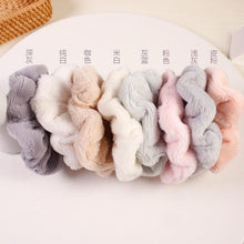 Load image into Gallery viewer, Soft Faux Fur Hair Scrunchies Plush Elastic Hair Bands Women Girls Ponytail Holder Rubber Band Fashion Headwear Ponytail Holder Accessories for Women