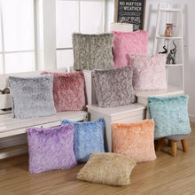Load image into Gallery viewer, Soft Fur Plush Shaggy Fluffy Pillow Cover Decorative Cushion Covers For Home Living Room Sofa Decor Luxury Faux Fur Throw Pillow Cover Decorative Plush Pillow Case Cushion Cover Shell for Sofa Bedroom Car 43x43cm