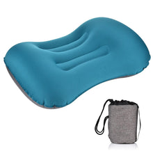 Load image into Gallery viewer, Soft Neck Protective Head Rest Pillow Portable Outdoor Travel Camping Pillow Compressible Inflatable Cushion Portable Outdoor Travel Camping Pillow Compressible Inflatable Cushion Soft Neck Protective Head Rest Pillow Durable Portable Fold Outdoor Travel