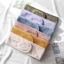 Load image into Gallery viewer, Soft Toweling Hair Accessories Girls Headbands for Face Washing Bath Makeup Hair Band Women Adjustable SPA Facial Headband Gorgeous Hair Accessories For Women