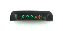 Load image into Gallery viewer, Solar Car Digital Clock Thermometer Dual Color Display Smart Switch High Precision LED Digital Clock Dashboard Solar Powered Car Electronic Clock Stick-On Luminous Car Clock Dashboard Auto Clock Car Watch Clock with Adjustable Brightness Date Temperature