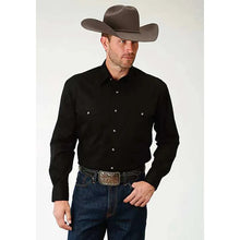 Load image into Gallery viewer, Roper Solid Poplin Snap - Mens Western Shirt