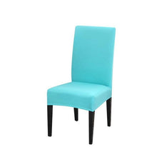 Load image into Gallery viewer, Solid Color Chair Covers Elastic Stretch Protection Case Slipcovers for Wedding Restaurant Home Kitchen Dining Chair Cover Dining Chair Slipcovers Stretch Parsons Chair Covers Sets Chiar Protector Removable Washable Elastic for Ktichen Dining Room