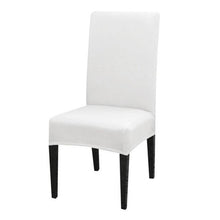 Load image into Gallery viewer, Solid Color Chair Covers Elastic Stretch Protection Case Slipcovers for Wedding Restaurant Home Kitchen Dining Chair Cover Dining Chair Slipcovers Stretch Parsons Chair Covers Sets Chiar Protector Removable Washable Elastic for Ktichen Dining Room