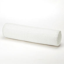 Load image into Gallery viewer, Solid Long Round Maternity Pillow Cotton linen Neck Headrest Body pillow Bed Chair Car Seat Backrest Sleeping Pillow Round Cervical Roll Cylinder Bolster Pillow with Removable Washable Cover, Ergonomically Designed for Head Neck Spine