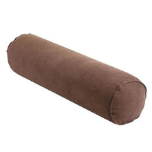 Load image into Gallery viewer, Solid Long Round Maternity Pillow Cotton linen Neck Headrest Body pillow Bed Chair Car Seat Backrest Sleeping Pillow Round Cervical Roll Cylinder Bolster Pillow with Removable Washable Cover, Ergonomically Designed for Head Neck Spine