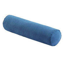 Load image into Gallery viewer, Solid Long Round Maternity Pillow Cotton linen Neck Headrest Body pillow Bed Chair Car Seat Backrest Sleeping Pillow Round Cervical Roll Cylinder Bolster Pillow with Removable Washable Cover, Ergonomically Designed for Head Neck Spine