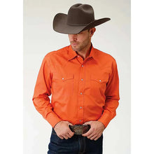 Load image into Gallery viewer, Roper Solid Poplin Snap - Mens Western Shirt