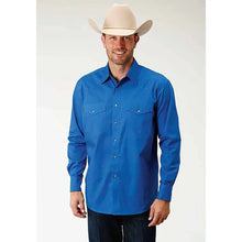Load image into Gallery viewer, Roper Solid Poplin Snap - Mens Western Shirt