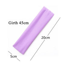 Load image into Gallery viewer, Solid Sports Headband Women Fashion Elastic Hair Bands Running Fitness Yoga Headwear Female Stretch Wash Makeup Gorgeous Hair Accessories For Women