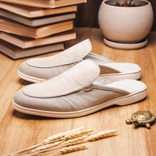 Load image into Gallery viewer, 06-112-GRY SORO Sueded Italian Goatskin Mule Grey