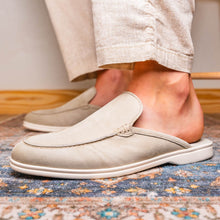 Load image into Gallery viewer, 06-112-GRY SORO Sueded Italian Goatskin Mule Grey