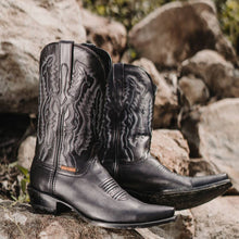 Load image into Gallery viewer, Men's Snip Toe Cowboy Boots Black (H50030) | Soto Boots