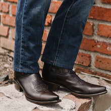 Load image into Gallery viewer, Men's Snip Toe Cowboy Boots Burnished Brown (H50030)