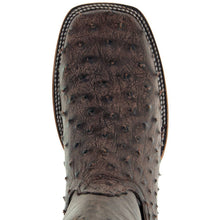 Load image into Gallery viewer, Soto Boots Mens Out of the Wild Brown Ostrich Print Boots H50031