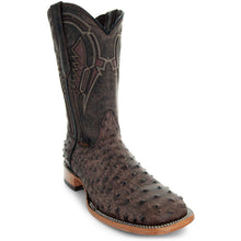 Load image into Gallery viewer, Soto Boots Mens Out of the Wild Brown Ostrich Print Boots H50031