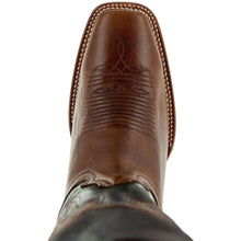 Load image into Gallery viewer, Miel Square Toe Leather Cowboy Boots H4002