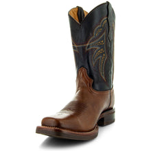 Load image into Gallery viewer, Miel Square Toe Leather Cowboy Boots H4002