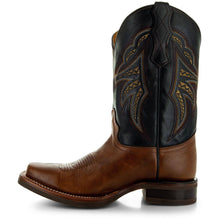 Load image into Gallery viewer, Miel Square Toe Leather Cowboy Boots H4002