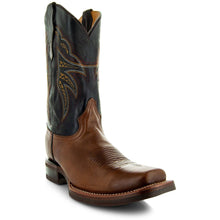 Load image into Gallery viewer, Miel Square Toe Leather Cowboy Boots H4002