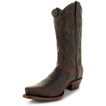 Load image into Gallery viewer, Cheyenne Cowgirl Boots | Women's Snipped Toe Leather Boots (M50041)