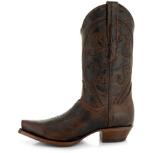 Load image into Gallery viewer, Cheyenne Cowgirl Boots | Women's Snipped Toe Leather Boots (M50041)