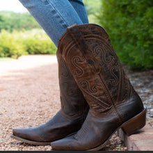 Load image into Gallery viewer, Cheyenne Cowgirl Boots | Women's Snipped Toe Leather Boots (M50041)