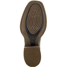Load image into Gallery viewer, Black Square Toe Leather Cowboy Boots H4002