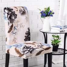 Load image into Gallery viewer, Spandex Chair Cover Removable Anti-Dirty Seat Slipcover Cover For Banquet Wedding Dinner Restaurant Slipcovers Anti-Stain Removable Washable Parsons Chair Protector For Dining Room Banquet Ceremony Wedding Party Hotel Restaurant
