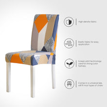 Load image into Gallery viewer, Spandex Chair Cover Stretch Elastic Dining Seat Cover for Banquet Wedding Restaurant Hotel Anti-dirty Removable housse de chaise Chair Covers for Dining Room Stretch Spandex Dining Chair Slipovers Parsons Chair Covers for Dining Room Kitchen