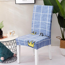 Load image into Gallery viewer, Spandex Dining Chair Cover With Back Elastic Universal Kitchen Living Room Stretch Slipcover Chair Covers Protector Seat Case Chair Cover Seat Protector Super Fit Slipcover Stretch Removable Washable Soft Spandex Fabric for Home