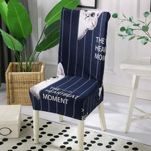 Load image into Gallery viewer, Spandex Dining Chair Cover With Back Elastic Universal Kitchen Living Room Stretch Slipcover Chair Covers Protector Seat Case Chair Cover Seat Protector Super Fit Slipcover Stretch Removable Washable Soft Spandex Fabric for Home