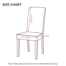 Load image into Gallery viewer, Spandex Dining Chair Cover With Back Elastic Universal Kitchen Living Room Stretch Slipcover Chair Covers Protector Seat Case Chair Cover Seat Protector Super Fit Slipcover Stretch Removable Washable Soft Spandex Fabric for Home