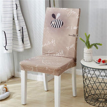 Load image into Gallery viewer, Spandex Dining Chair Cover With Back Elastic Universal Kitchen Living Room Stretch Slipcover Chair Covers Protector Seat Case Chair Cover Seat Protector Super Fit Slipcover Stretch Removable Washable Soft Spandex Fabric for Home