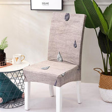 Load image into Gallery viewer, Spandex Dining Chair Cover With Back Elastic Universal Kitchen Living Room Stretch Slipcover Chair Covers Protector Seat Case Chair Cover Seat Protector Super Fit Slipcover Stretch Removable Washable Soft Spandex Fabric for Home